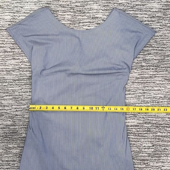 NWT Theory Andrizza Seersucker Dress Size 8 - Picture 9 of 14